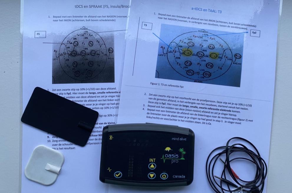 illustratie bij het project tDCS