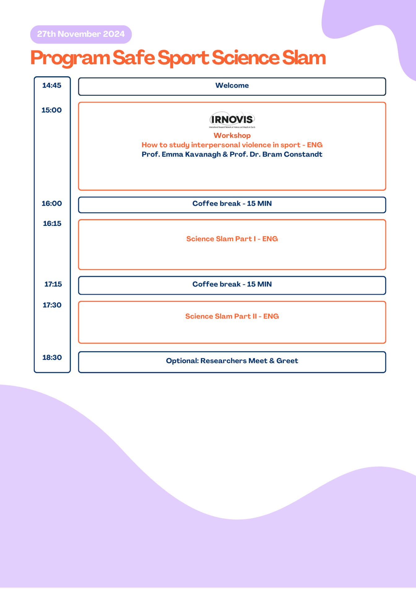 Science slam program