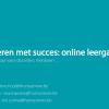 PowerPoint online leergang Studeren met succes